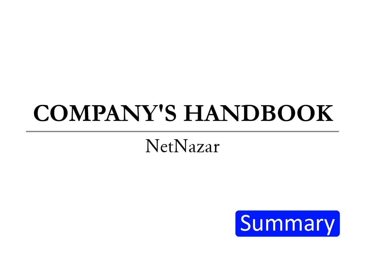 Company Handbook: NetNazar